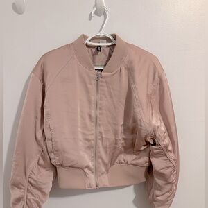 Light Pink Bomber Jacket